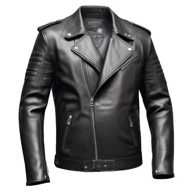 Avant-Garde Leather Jacket