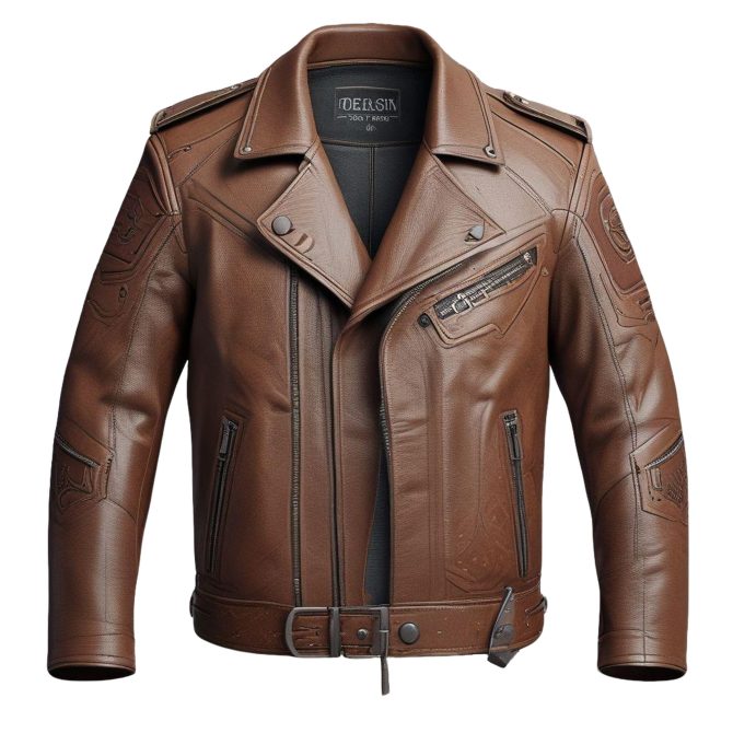 Avant-Garde Leather Jacket