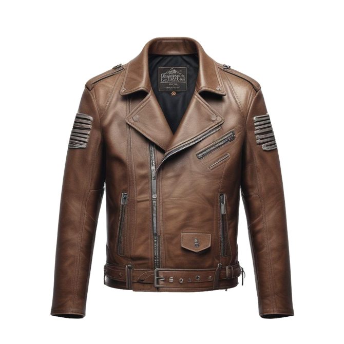 Avant-Garde Leather Jacket