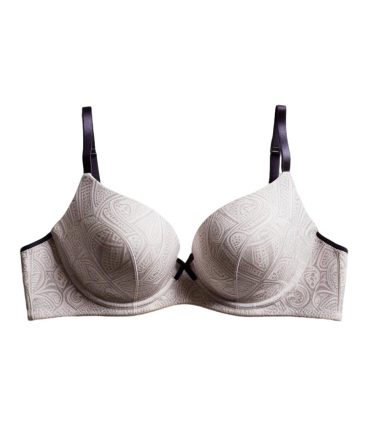 Beige Paisley Bra