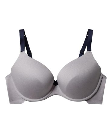 Gray and Navy Blue Support Bra