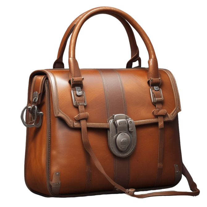 Handbag with Sturdy Handles