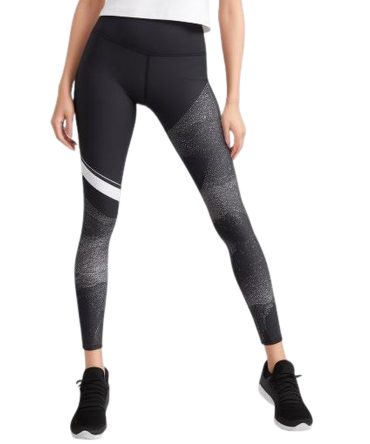 Gradient Stripe High-Waisted Leggings