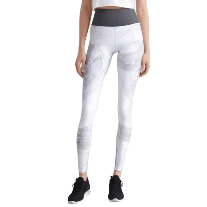 Subtle Abstract High-Waisted Leggings