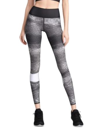 Gradient Stripe High-Waisted Leggings