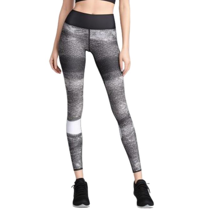 Gradient Stripe High-Waisted Leggings