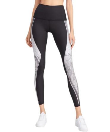 Abstract Pattern High-Waisted Leggings