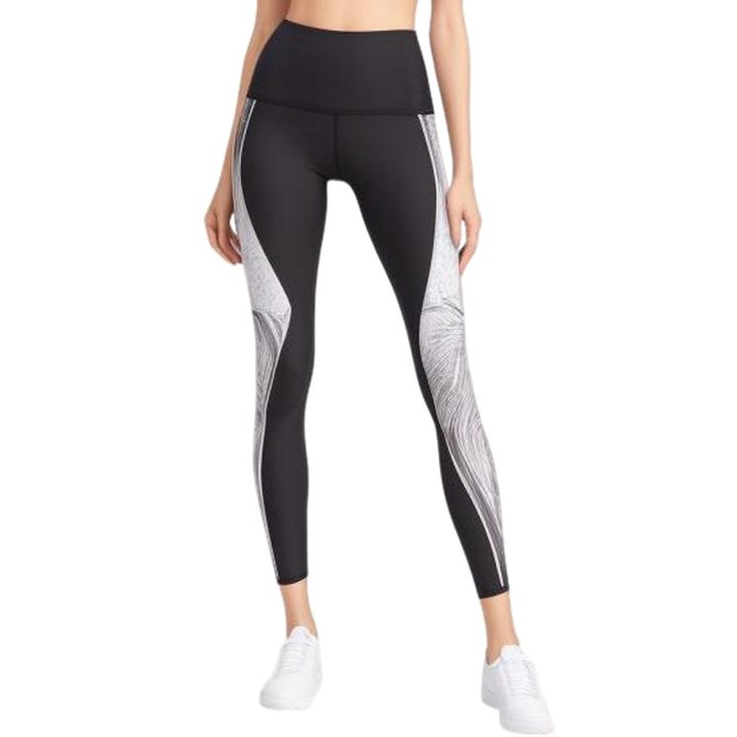 Abstract Pattern High-Waisted Leggings