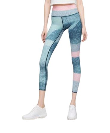 Colorful Geometric High-Waisted Leggings