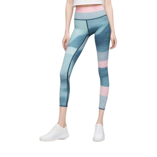 Colorful Geometric High-Waisted Leggings