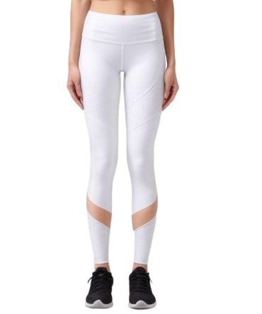 Chevron Elegance Light Blue Leggings