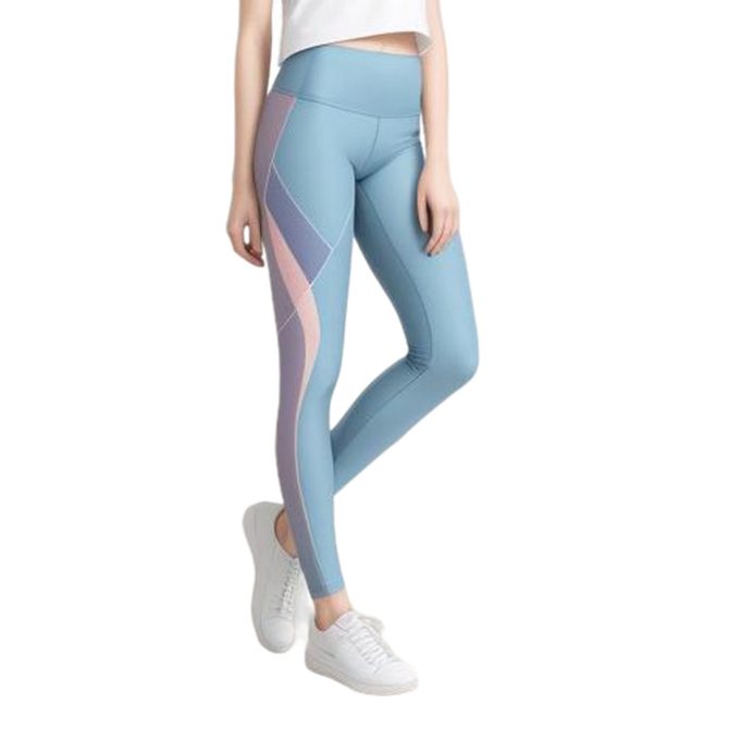 Colorful Geometric High-Waisted Leggings
