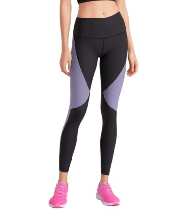 Geometric Pattern Black Leggings